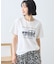 フォト&レタリングプリントTシャツ