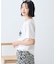 フォト&レタリングプリントTシャツ