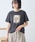 フォト&レタリングプリントTシャツ