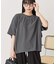 【WEB限定】バックフリル半袖プルオーバー