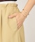 Wウエストキュロットパンツ