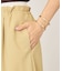 Wウエストキュロットパンツ