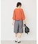 Wウエストキュロットパンツ