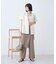 【2点セット】ニットパンツ+巻きスカート