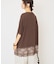 カレッジロゴレースドッキングTシャツ
