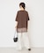 カレッジロゴレースドッキングTシャツ