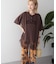 カレッジロゴレースドッキングTシャツ