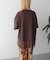 カレッジロゴレースドッキングTシャツ