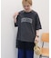 カレッジロゴレースドッキングTシャツ