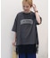 カレッジロゴレースドッキングTシャツ