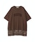 カレッジロゴレースドッキングTシャツ