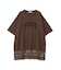 カレッジロゴレースドッキングTシャツ