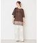 カレッジロゴレースドッキングTシャツ