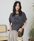 フロッキープリントTシャツ