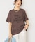 フロッキープリントTシャツ