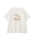 フロッキープリントTシャツ