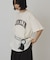 アソートプリント裾ラウンドTシャツ