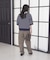 衿配色5分袖ラガーシャツ