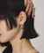 【ステンレス】ニュアンスフープピアス