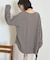 【WEB限定】ワッフル配色メロープルオーバー