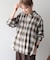 【イージーケア】チェックシャーリングシャツ