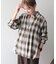 【イージーケア】チェックシャーリングシャツ