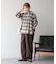 【イージーケア】チェックシャーリングシャツ