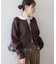 【WEB限定】【バイパチ】WZIPショート丈ニットカーディガン
