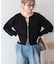【WEB限定】【バイパチ】WZIPショート丈ニットカーディガン