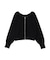 【WEB限定】【バイパチ】WZIPショート丈ニットカーディガン