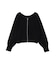 【WEB限定】【バイパチ】WZIPショート丈ニットカーディガン