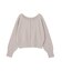 【WEB限定】【バイパチ】WZIPショート丈ニットカーディガン