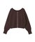 【WEB限定】【バイパチ】WZIPショート丈ニットカーディガン