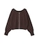 【WEB限定】【バイパチ】WZIPショート丈ニットカーディガン