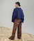 【WEB限定】裏毛ダブルジップショートスウェット