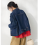 【ユニセックス】デニムトラッカージャケット1
