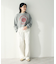 【ユニセックス】ホワイトデニムベイカーパンツ