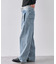レイヤードデニムパンツ