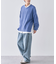 レイヤードデニムパンツ