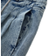 レイヤードデニムパンツ
