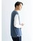ニットベスト+ロングスリーブ TEE セット