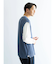 ニットベスト+ロングスリーブ TEE セット