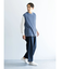 ニットベスト+ロングスリーブ TEE セット
