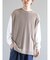 ニットベスト+ロングスリーブ TEE セット