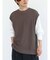 ニットベスト+ロングスリーブ TEE セット