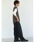 ニットベスト+ロングスリーブ TEE セット
