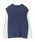 ニットベスト+ロングスリーブ TEE セット