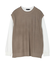 ニットベスト+ロングスリーブ TEE セット