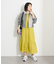 インド綿/ドロストティアードワンピース