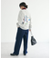 裏起毛デニムワイドパンツ